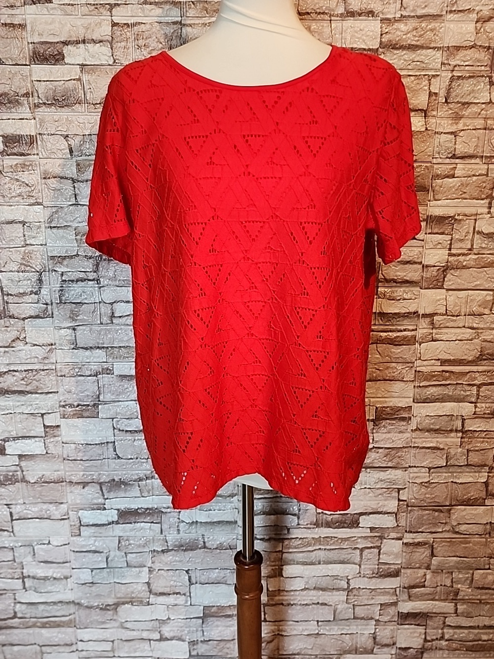 Marc New York Textured Geometric Knit Fabric